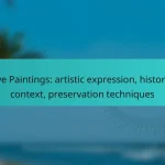 Cave Paintings: artistic expression, historical context, preservation techniques