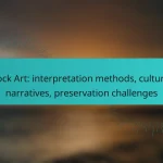 Rock Art: interpretation methods, cultural narratives, preservation challenges